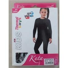 Bonbonetti Kota Siyah Kız Çocuk Termal Tayt