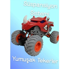 27 Mhz Uzaktan Kumandalı Full Fonksiyon Şarjlı Off Road Canavar Araba