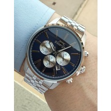 Slazenger Göstergeleri Aktif Kadranı Lacivert 5 Atm Su Geçirmez Erkek Kol Saati