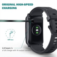 Huawei Watch Fit 2/3/4/4 Pro Band 9 8 7 6 ile Uyumlu Akıllı Saat USB Şarj Kablosu
