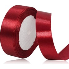 Benim Marifetlerim Bordo Saten Kurdele 2 cm 10 Metre