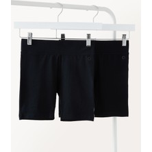 Marks & Spencer 2'li Regular Fit Biker Şort (2-16 Yaş)