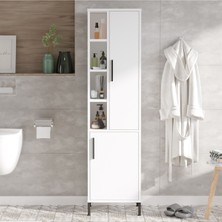 Wilma Çok Amaçlı Dolap Banyo Dolabı Beyaz Wıl2-W
