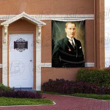 Şık Takım Elbiseli Sivil Gazi Mustafa Kemal Atatürk - Poster Bayrak 100X150 cm