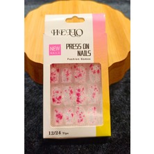 Monalisa Home Lüks Simli Figürlü Takma Tırnak