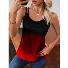 Arben Boutique Kadın Askılı Yuvarlak Yaka Süprem Bluz