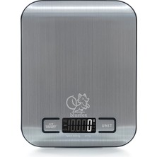 Dijital Mutfak Terazisi, Paslanmaz Çelik Yüzeyli, Hassas ve Çok Fonksiyonlu