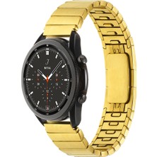 Huawei Gt2 46MM Uyumlu Krd-82 22MM Metal Kordon Effx - Gold
