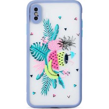 iPhone Xs Max 6.5 Uyumlu Effx Fily Kapak-Mor