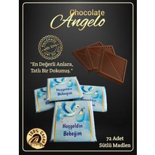 Angelo Chocolate 72 Adet İsim Kuşaklı Erkek Bebek Çikolatası