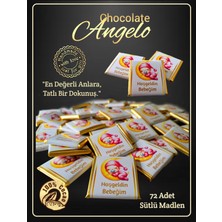 Angelo Chocolate 72 Adet İsim Kuşaklı Kız Bebek Çikolatası