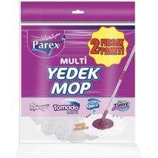 Yedek Paspas ve Mop Tornado Multi Fırsat Paketi, Beyaz, 2'li