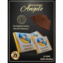 Angelo Chocolate 72 Adet İsim Kuşaklı Erkek Bebek Çikolatası