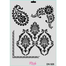 Rich Dantel Seri DN-926 Stencil 35X25 cm