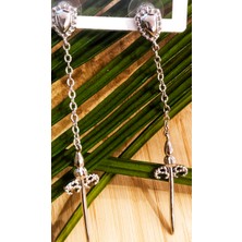 Monalisa Home  Lüks  Figürlü Sallantılı Gösterişli Küpe