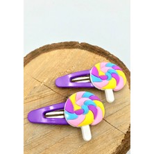 2 Li Figürlü Renkli Lüks Çıt Çıt Toka