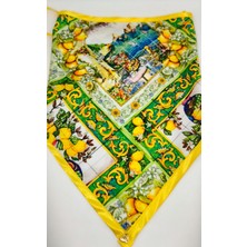 Betty Bands Limon Desenli Renkli Bandana | Saç Aksesuarı