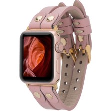 Mulvxurg  URG02 Apple Watch Uyumlu Deri Kordon Ely Double Tour Gt Nu2 (Mulvix)