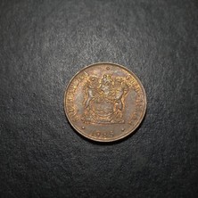 Escoines 39963688AA1422DC2C 1985 Güney Afrika 2cent Ççt Bronz Para Güney Afrika Randı