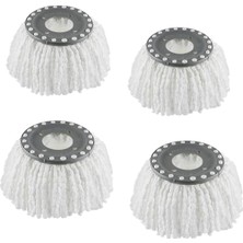4'lü Yedek Mikrofiber Uçlar, Spin Mop Paspas Temizliği Için Uygun