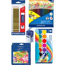 Staedtler & WizDesign® Noris Club Okul Seti – 5 Parça Büyük Boy Sanat ve Yazı Seti