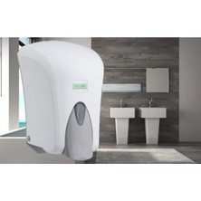 Hazneli Köpük Sabun Dispenseri 1000 ml Beyaz, Pratik ve Şık Temizlik Aksesuarı