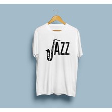 Oversize Jazz Tasarım Unisex T-Shirt
