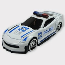 Metal Mini Polis Arabası  8 cm - Polis - 1