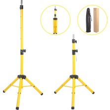 Elma Shop Kuaför Eğitim Mankeni Için Metal Tripod / Sari + Taşıma Çantası