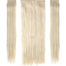 Nerm Fiber Sentetik Düz Yarım Ay + 2 Yan Çıt Çıt / Balköpüğü Platin Röfleli