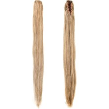 Nerm Tokalı Düz At Kuyruğu / Karamel Platin Röfleli