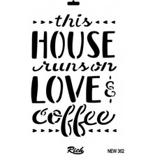 Rich New Seri N-362 Stencil 35X25 cm