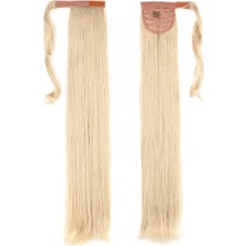 Nerm Bağlamalı Düz At Kuyruğu / Kumral Beyaz Platin Röfleli