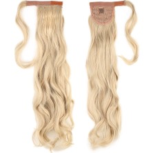 Nerm Bağlamalı Dalgalı At Kuyruğu / Kumral Beyaz Platin Röfleli