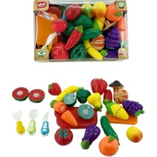 Nessiworld URT007-KUTU-3 41 Pcs Kesilebilen Meyve Sebze Manav