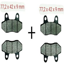 150RF Uyumlu Ön Fren Disk Balatası 9 mm - 2 Set Erpilsan Elektronik