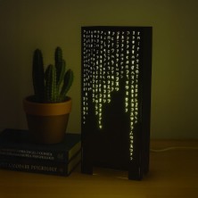 Matrix Işıklı Dekoratif Gece Lambası