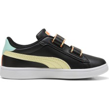 Puma Smash 3.0 Playdate V Siyah Erkek Çocuk Sneaker
