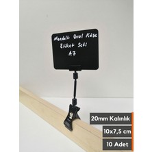 Şeffaf Etiket Mandallı Etiket Seti Dekoratif Kullanışlı Etiket Yaz Sil Model 20MM Kalınlıklar