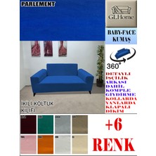 Baby Face Kumaş Çift Kişilik Komple Giydirme 2'li Kanepe, Bohem,porto, Vb Model Koltuk Kılıfı