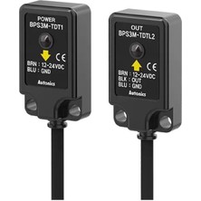 Autonics BPS3M-TDT ,kübik/3mt Npn-No 3-Kablo Karşılıklı Fotosel