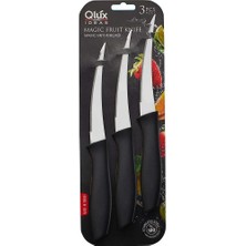 Vice Avm Magıc 3pcs Tırtırlı Meyve Bıçak (4915)