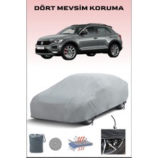 Breen Gri Volkswagen T-Roc Araba Brandası, Koruma Örtüsü, 4 Mevsim Koruma