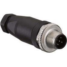 Zhong M12P-5A ,M12/5-PIN Düz Erkek Soket