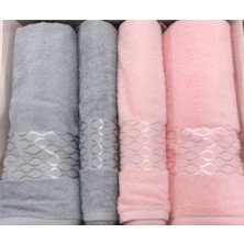 Best Set Havlu Seti Elissa Pudra-Gri