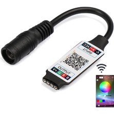 Bluetooth Dc 5 Volt - 24 Volt - 6 Amper Rgb LED Kontrol Cihazı (4915)