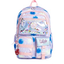 Colorful Liva Sırt Çantası Mor Kalem Kutusu Hediyeli