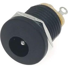 Dc Jack 2.5mm Yuvarlak Somunlu - 50 Adet