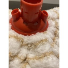 Yuvarlak Mikrofiber Teras Mopu Ucu, Kolay Temizlenir, Kıl Toz Kırıntı Alma