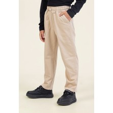 Erkek Çocuk Rahat Kesim Gabardin Pantolon